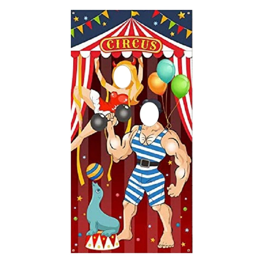 Banderole de Porte Thème Cirque pour Carnaval – vue 3