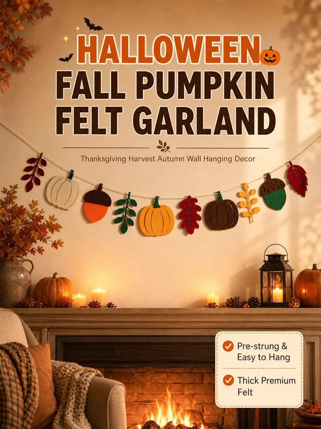 Guirlande décorative Halloween 1 - Panoplia