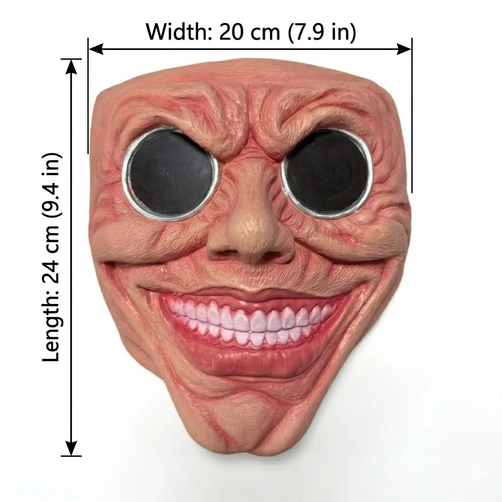 Demi-Masque Sourire Trou Noir Effrayant – vue 2