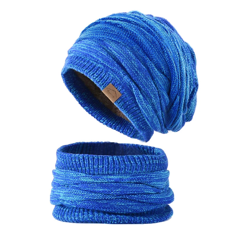Ensemble Bonnet et Écharpe Tricoté - Hiver Chaud – vue 7