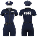 Déguisement Policière - Combinaison avec Ceinture et Casquette – vue 7