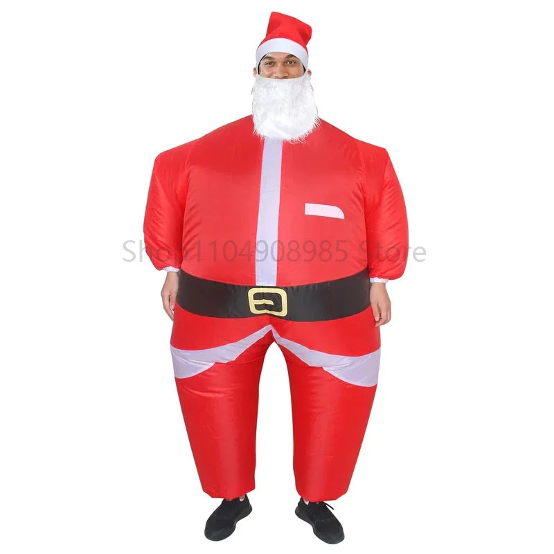 Déguisement gonflable Père Noël adulte (155-190 cm)