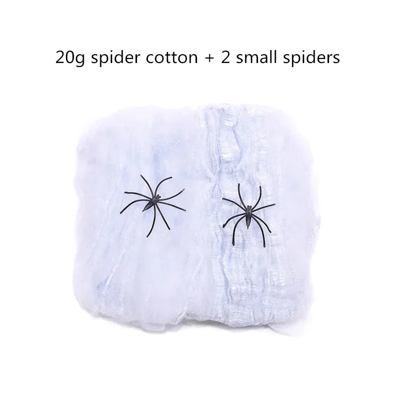 Toile d'araignée décorative extensible Halloween – 6 couleurs – vue 6