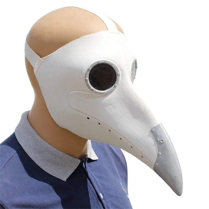 Déguisement Médecin de la Peste avec Masque Bec en Latex – vue 3