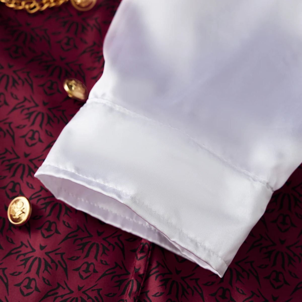 Chemise Vampire avec Gilet et Cape Homme – vue 6