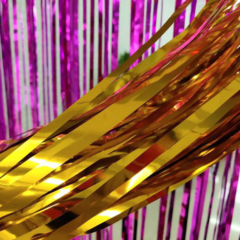 Rideau à franges pailletes pour fête – vue 5