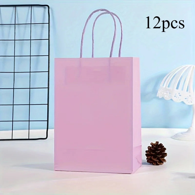 Sacs Cadeaux Anniversaire Kraft Réutilisables – vue 9