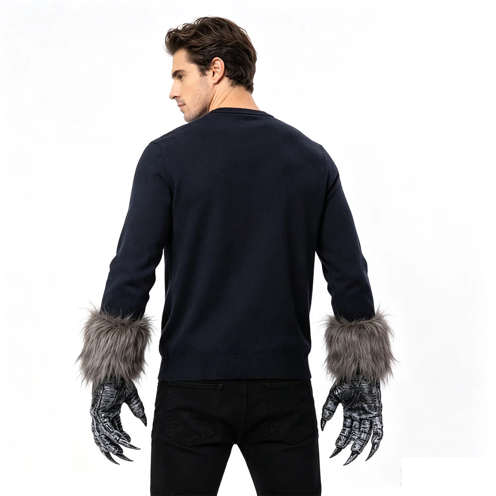 Gants Griffes de Bête à Fourrure en Latex – vue 5