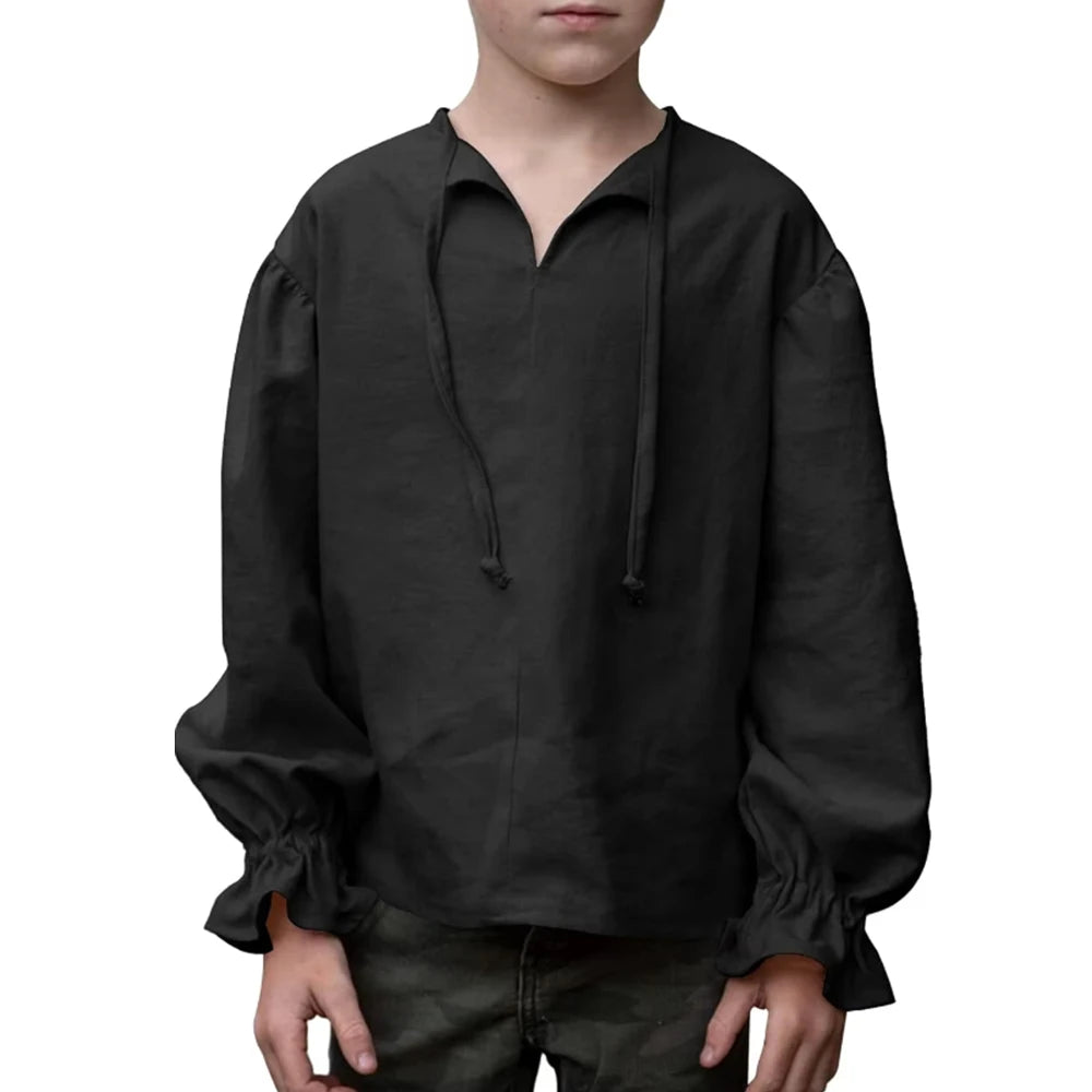 Chemise de Pirate Médiévale Garçon – vue 5