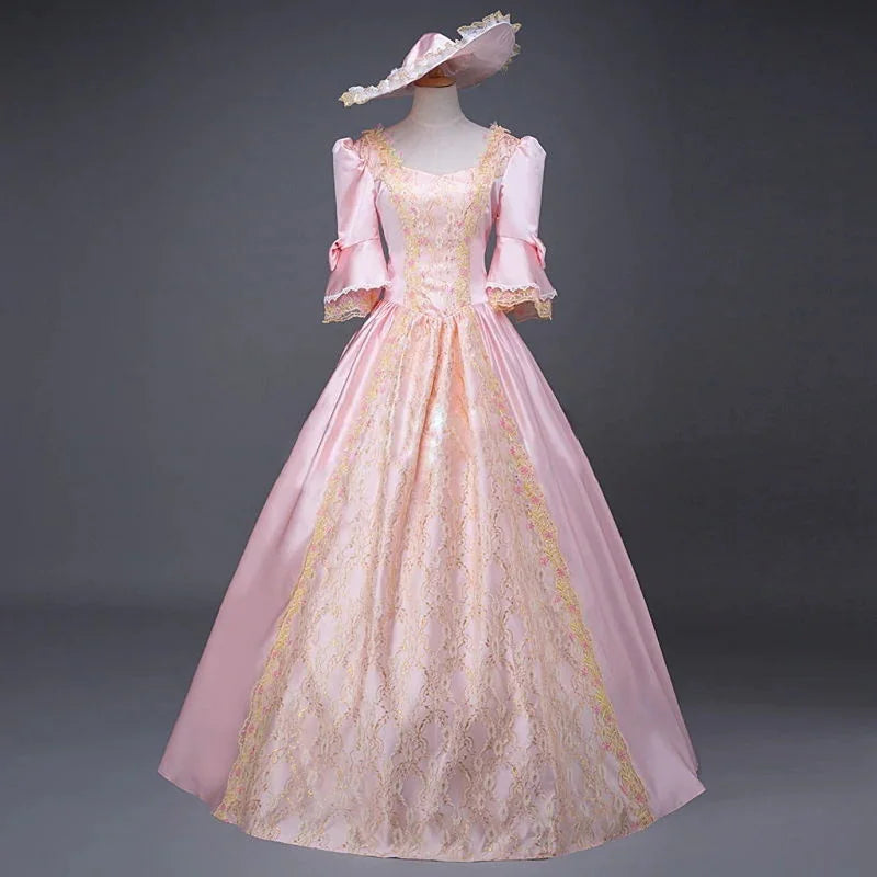Robe Médiévale Reine Femme – vue 8