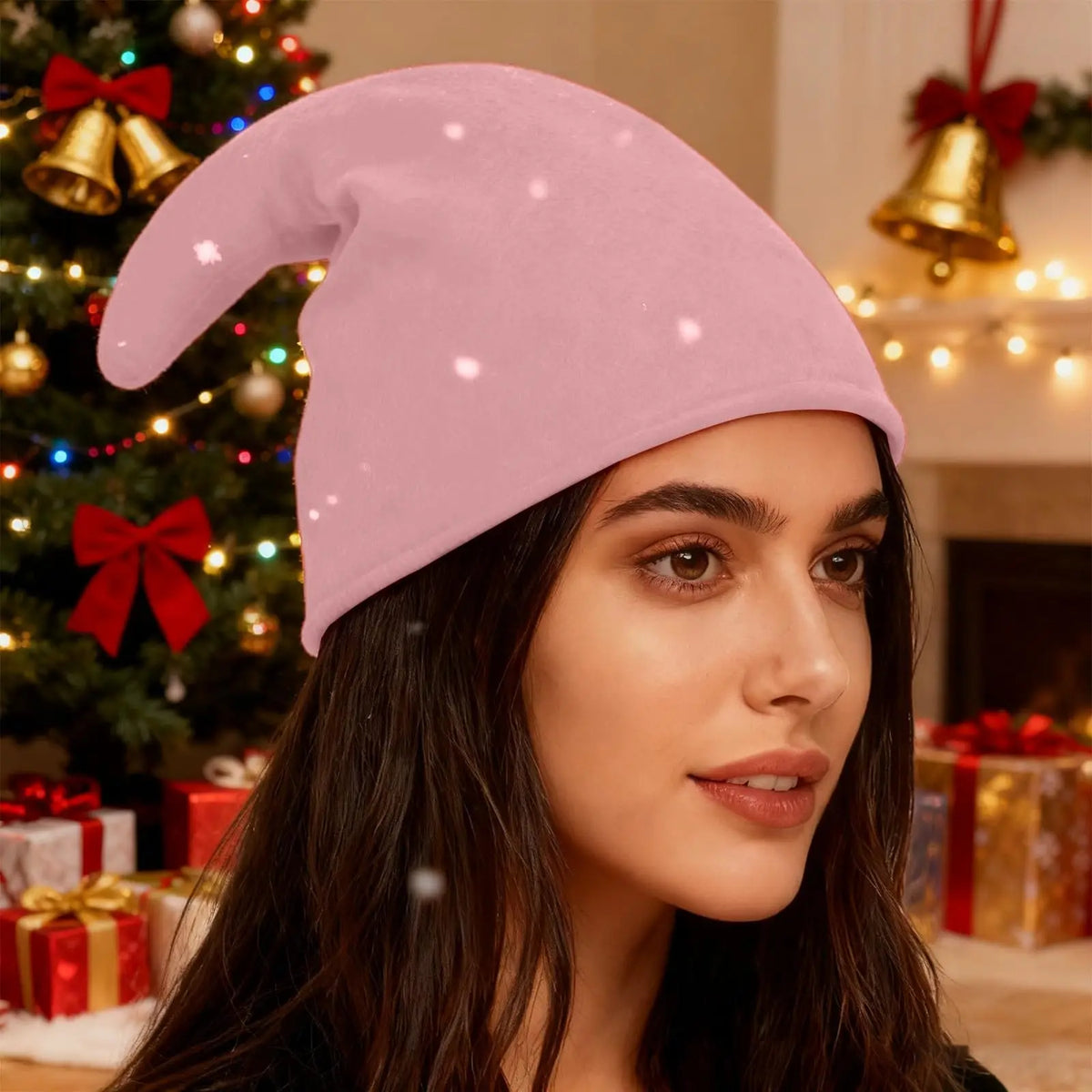 Bonnet de Fête de Noël Uni – vue 13