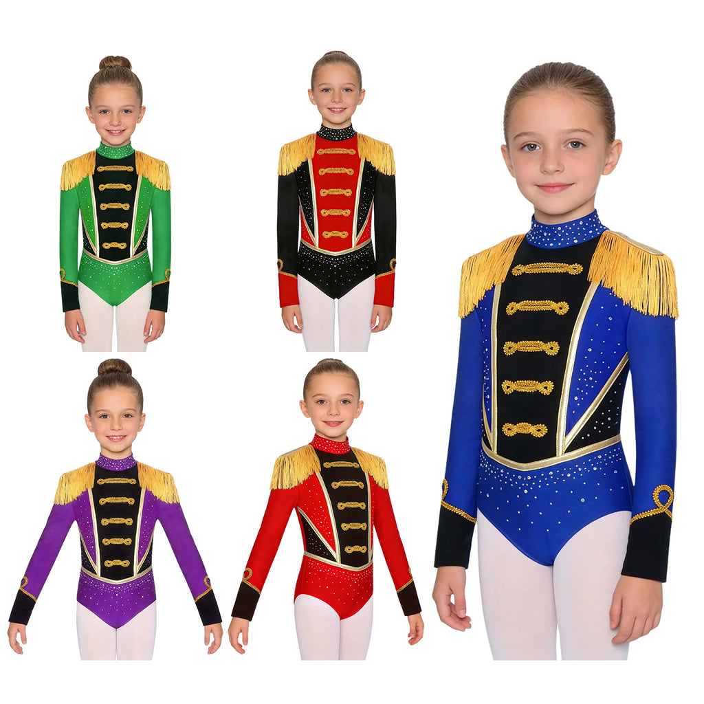 Déguisement Majorette Monsieur Loyal Fille – Body à Pampilles – vue 4