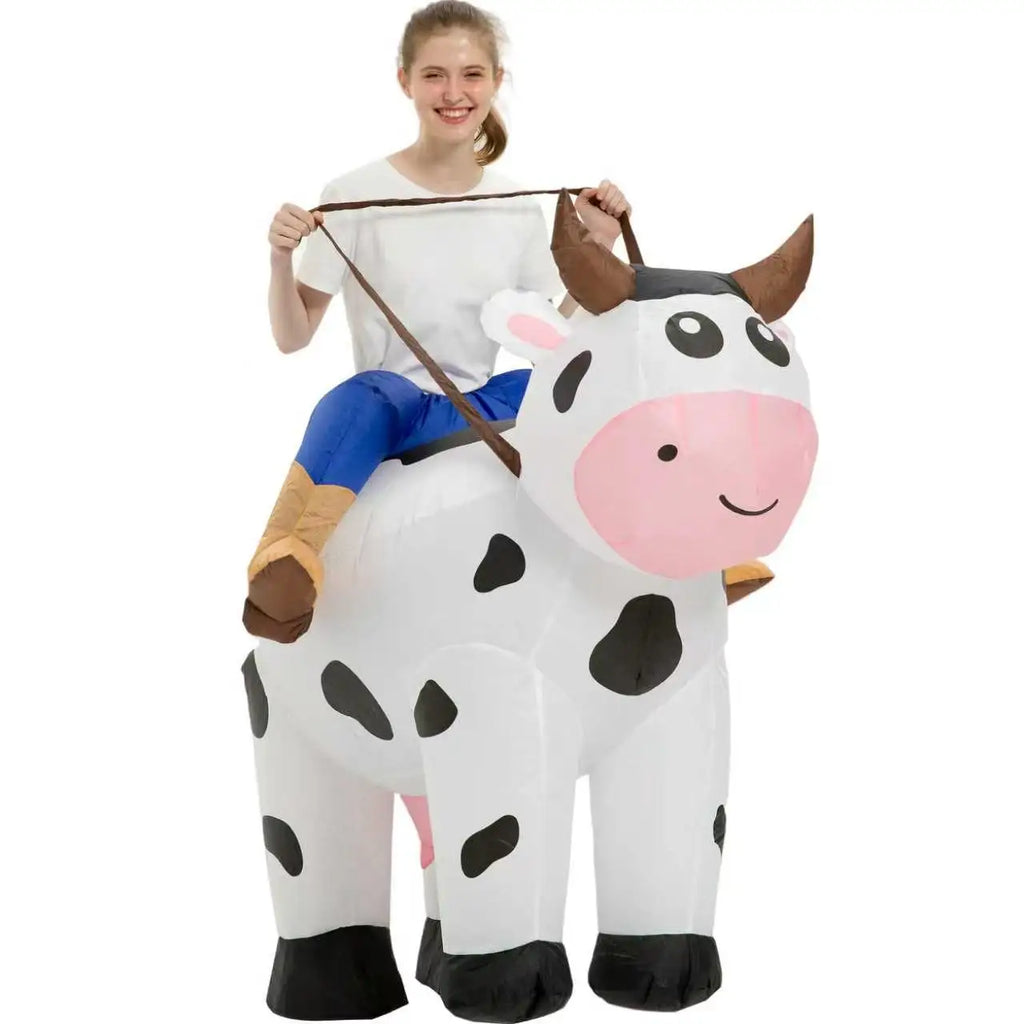 Déguisement Gonflable Vache à Chevaucher Adulte – vue 5