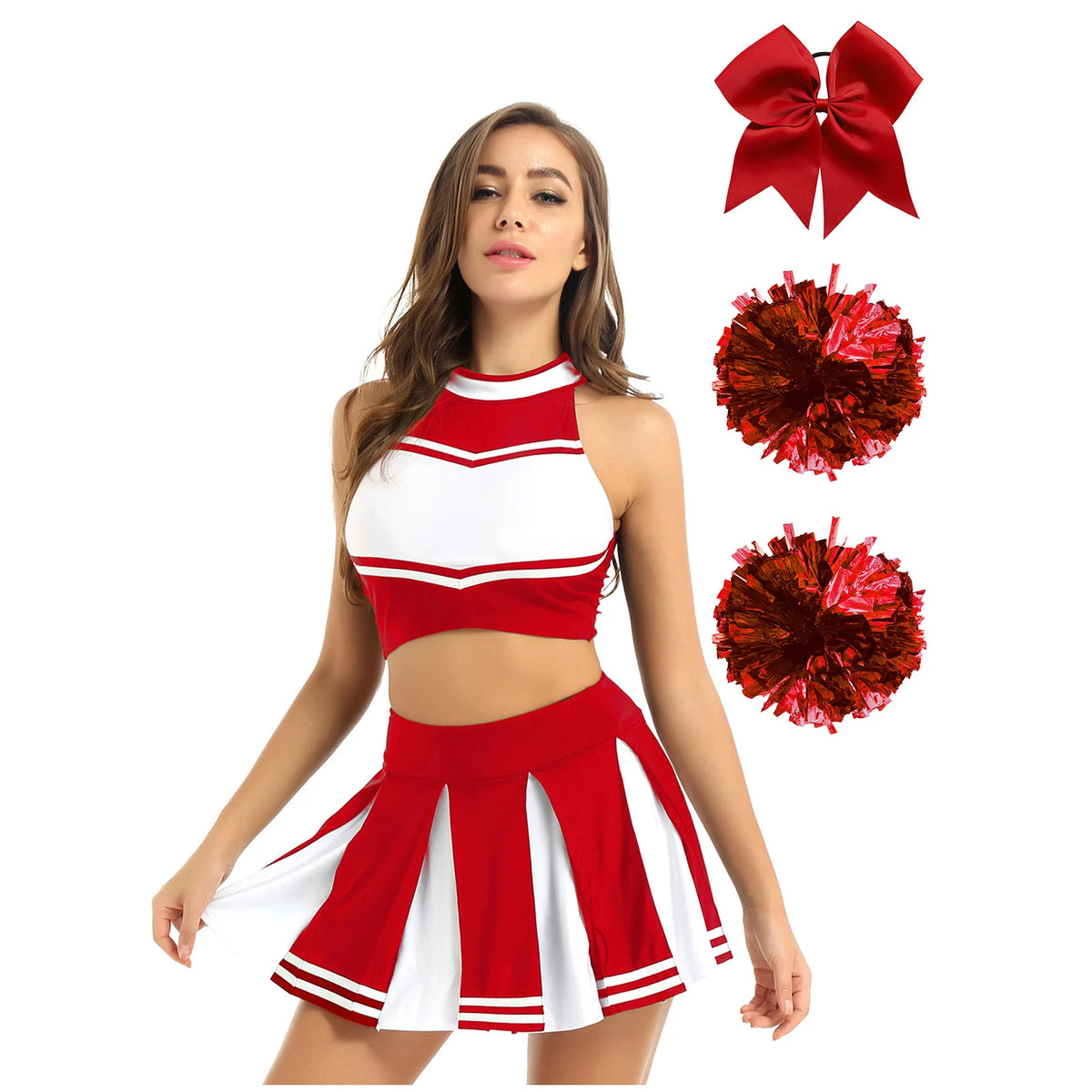 Déguisement Pom-Pom Girl pour Femme — Ensemble Complet – vue 5