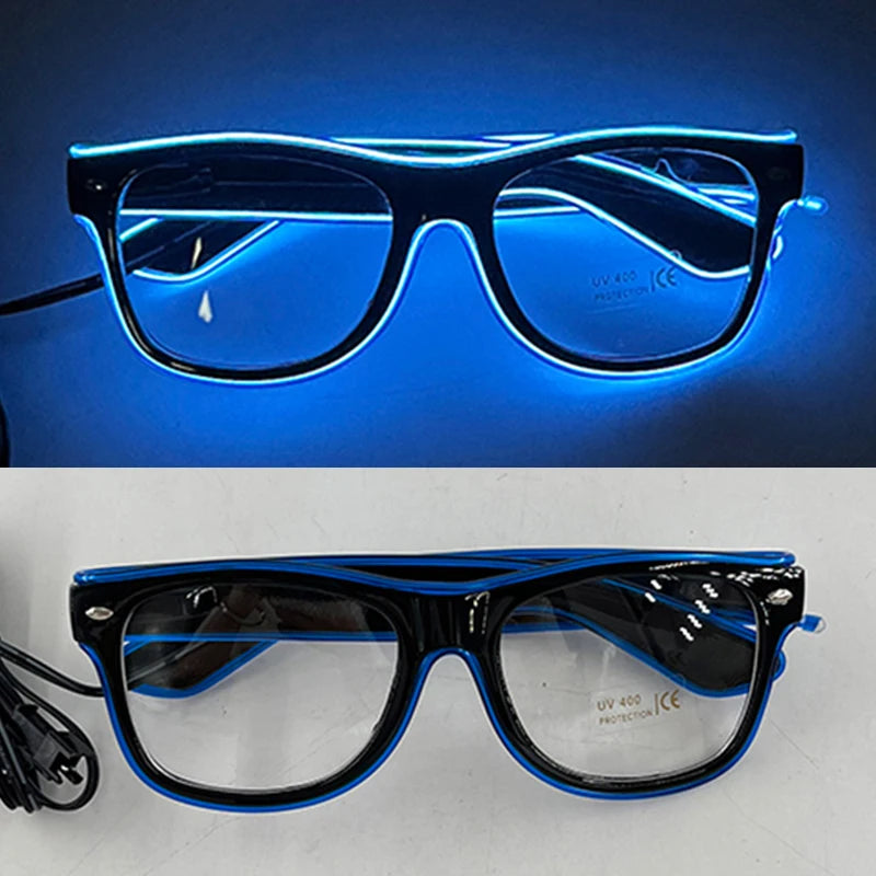 Lunettes Néon LED Lumineuses – vue 13