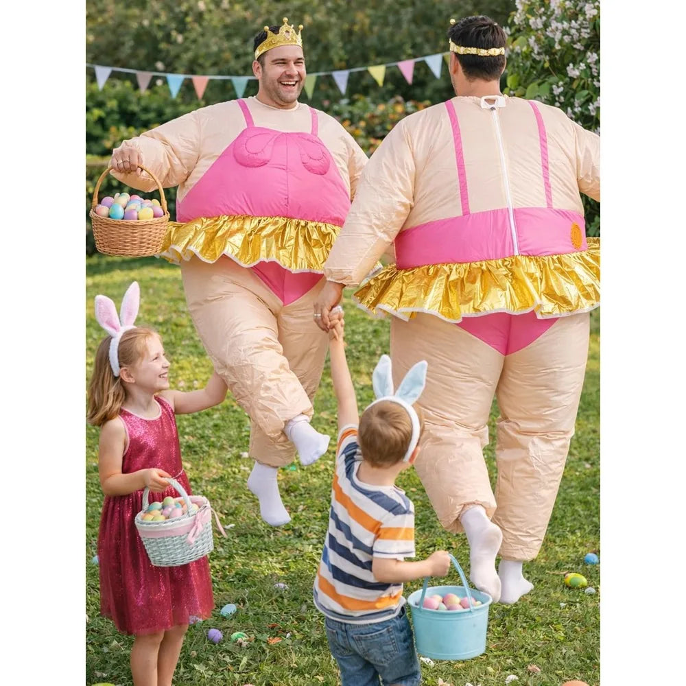 Déguisement Gonflable Ballerine Rigolote Adulte – vue 4