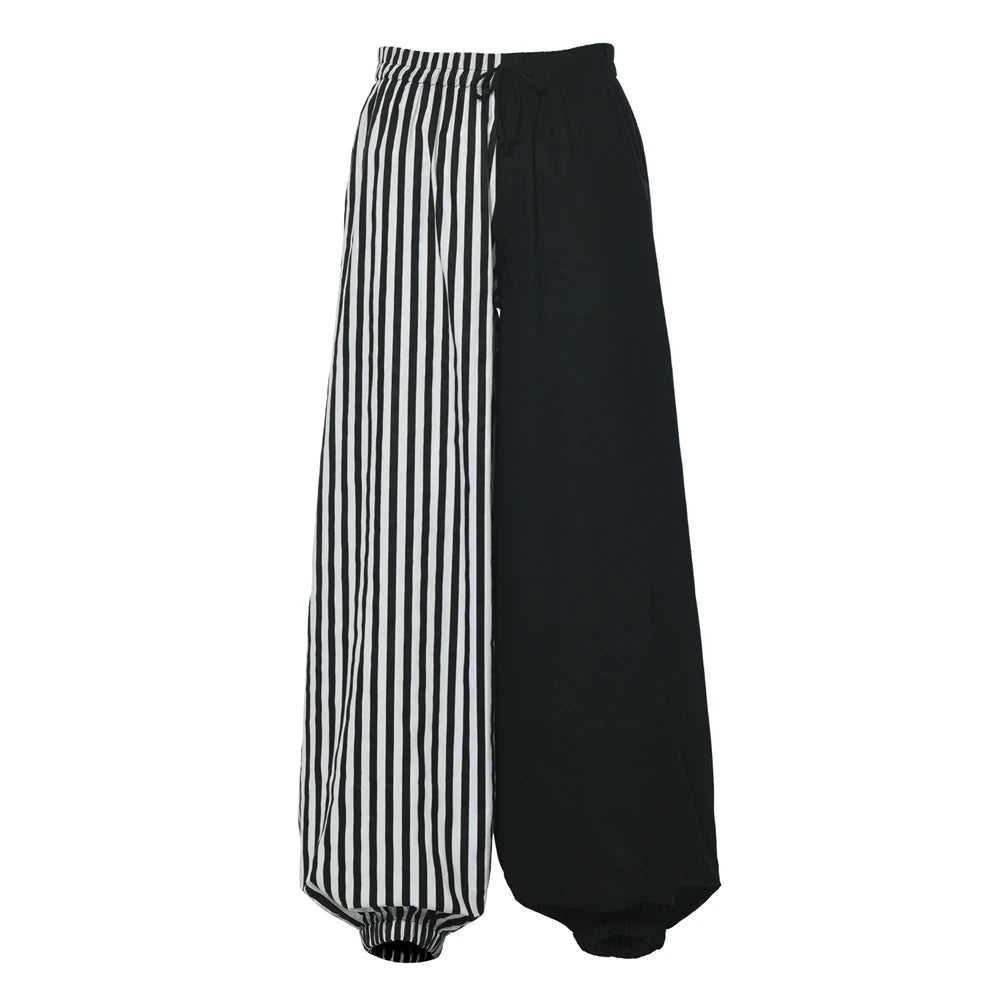 Pantalon Bouffant de Clown à Rayures