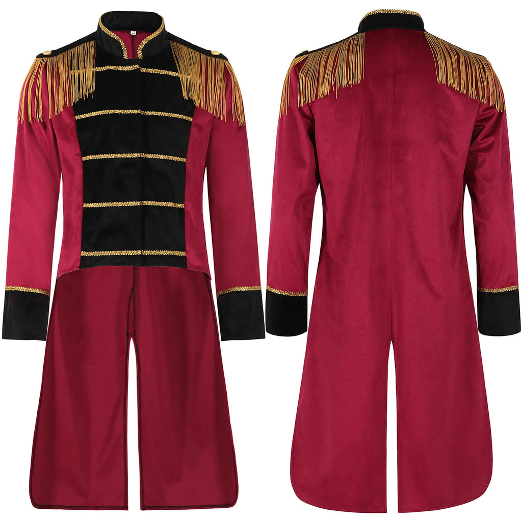 Costume Monsieur Loyal Homme – Veste Queue-de-Pie à Pampilles – vue 7