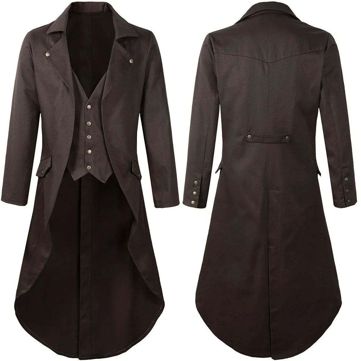 Veste Queue-de-Pie Vampire Steampunk Homme – vue 7