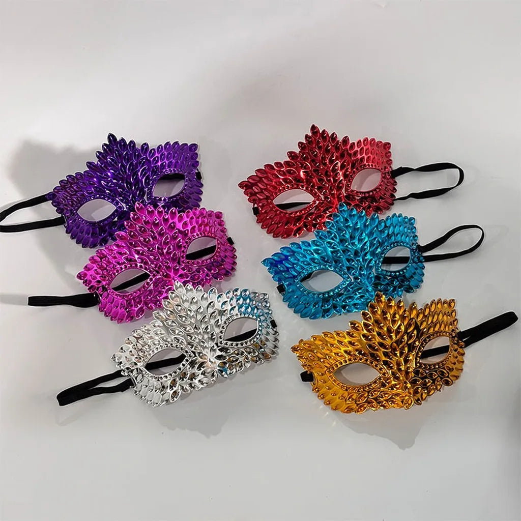 Masque vénitien de mascarade – 6 coloris – vue 3