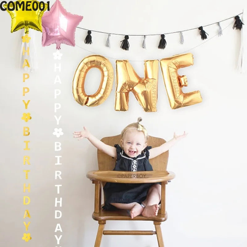 Bannière Guirlande Happy Birthday Accessoire Photo – vue 3