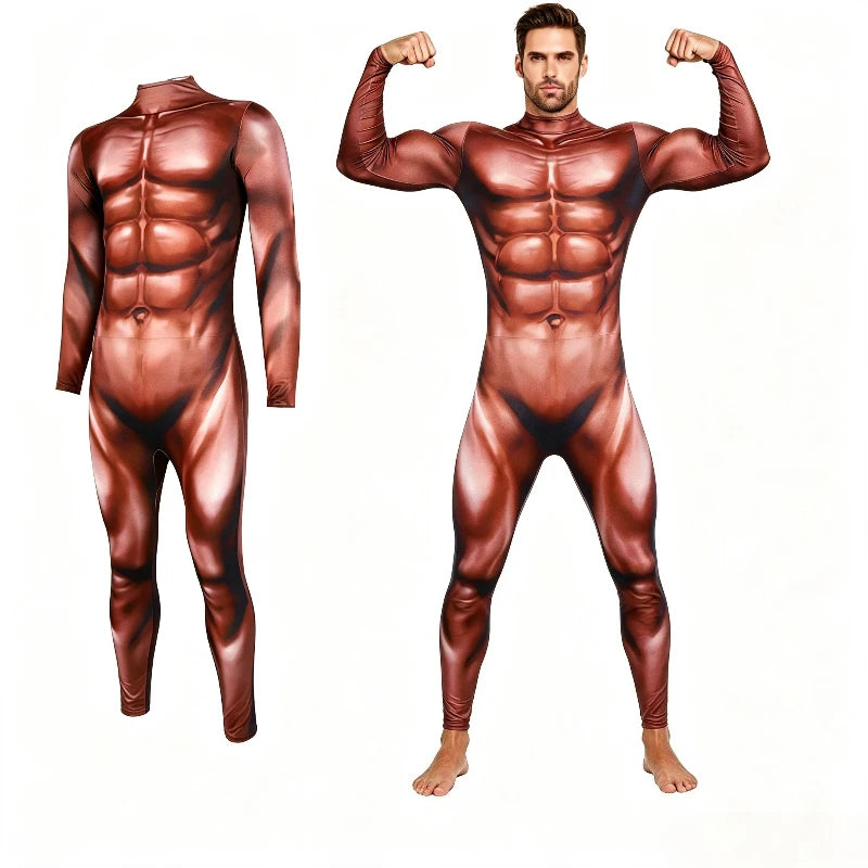 Combinaison Muscles Moulante Homme