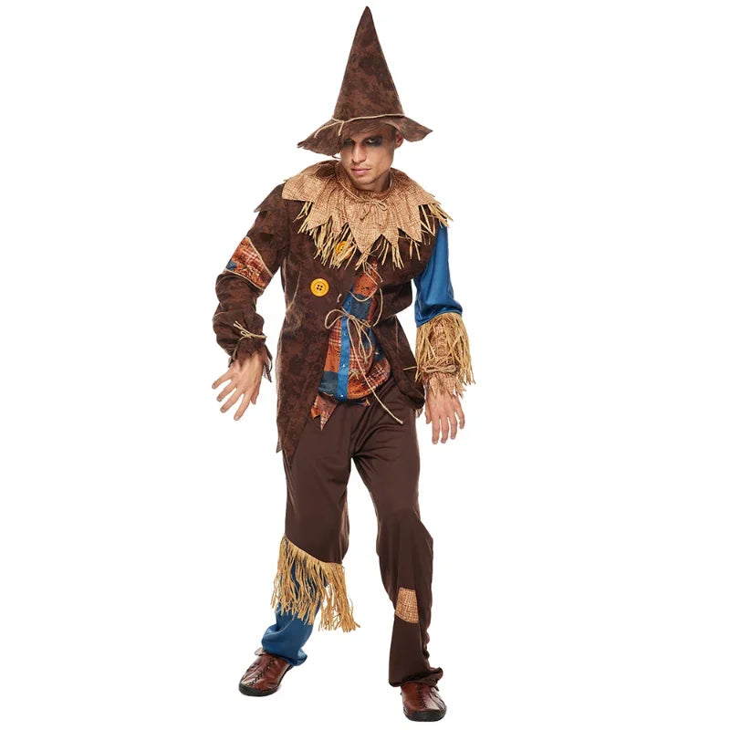 Costume d'Épouvantail Maléfique Homme - Déluxe Halloween – vue 3