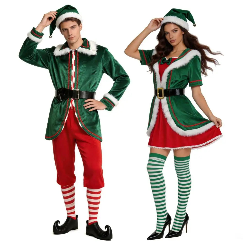 Déguisement Lutin Couple en Velours – vue 6