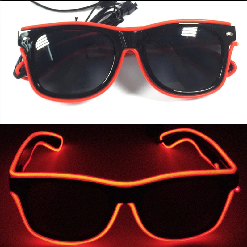 Lunettes Néon LED Lumineuses – vue 11