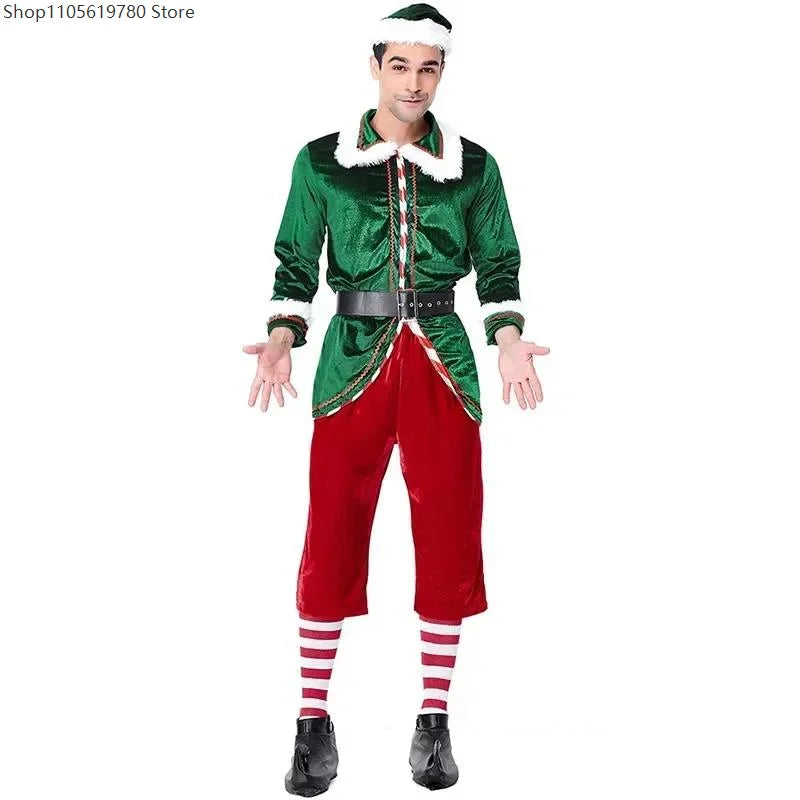 Combinaison de Lutin en Velours Famille – vue 4