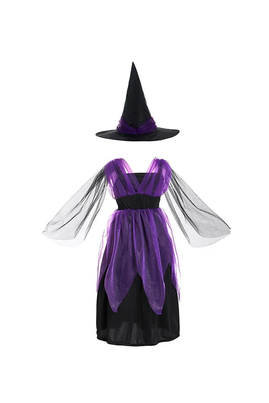 Déguisement Vampire Fille – Robe Tutu Longue Gothique – vue 5