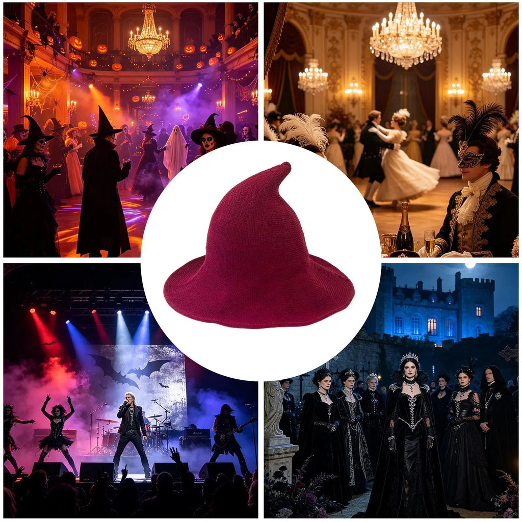 Chapeau de Sorcière Pliable Réglable – vue 3