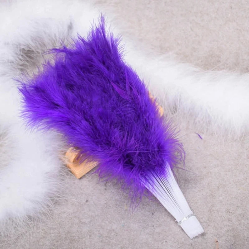 Éventail à Plumes Pliant - Style Gothique Lolita Danse – vue 4