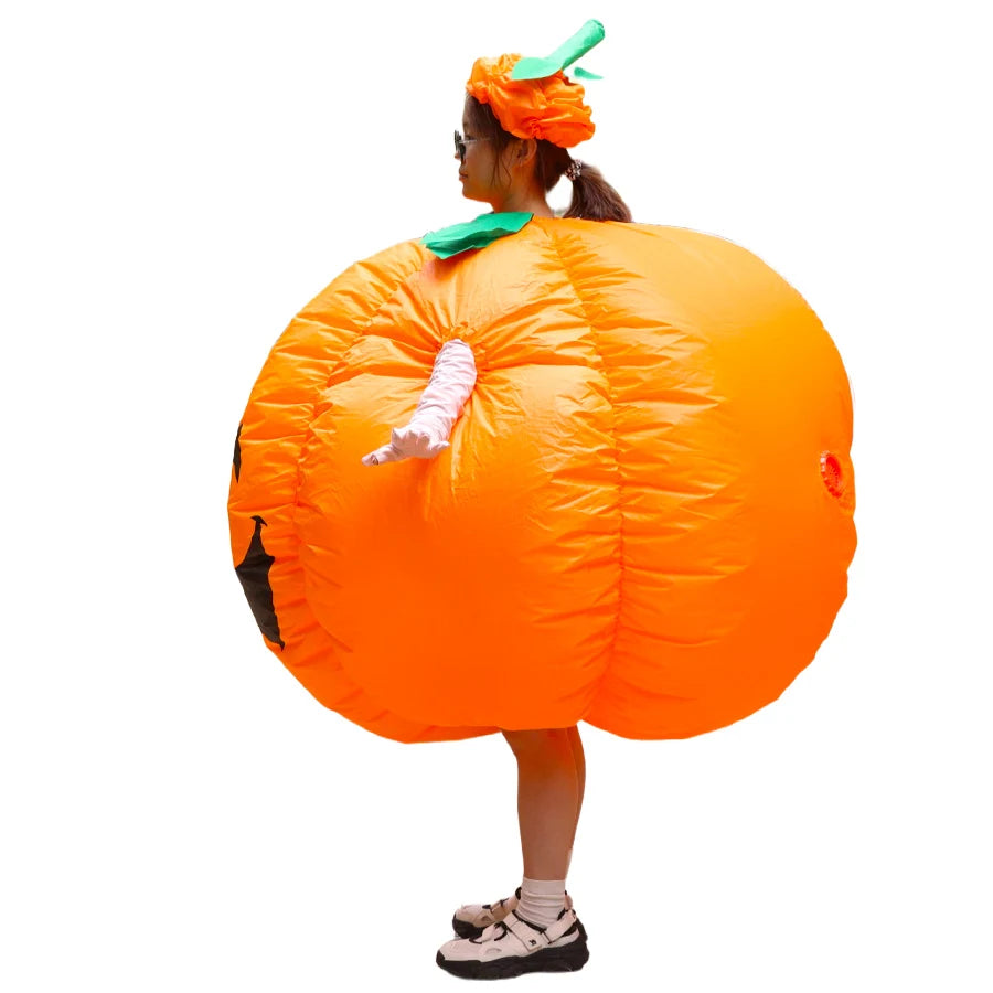 Déguisement Citrouille Gonflable Adulte – Halloween – vue 3