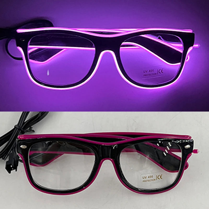 Lunettes Néon LED Lumineuses – vue 20