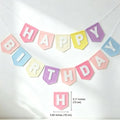Guirlande Happy Birthday Feutrine Macaron Pastel – vue 6