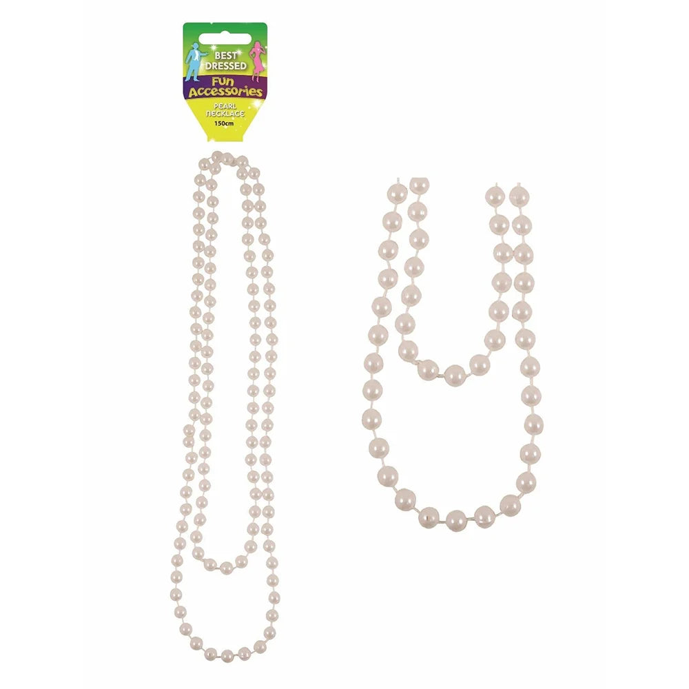 Kit Accessoires Années 20 Femme – Bandeau, Gants et Collier – vue 3