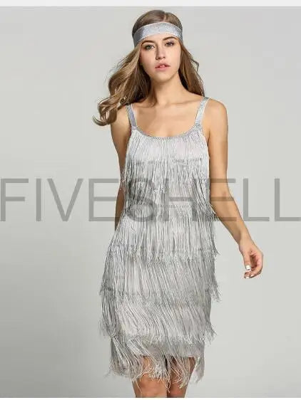 Robe Charleston Années 1920 pour Femme — Style Gatsby – vue 7