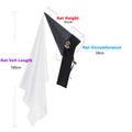Chapeau Pointu de Sorcière avec Voile Blanc – vue 7