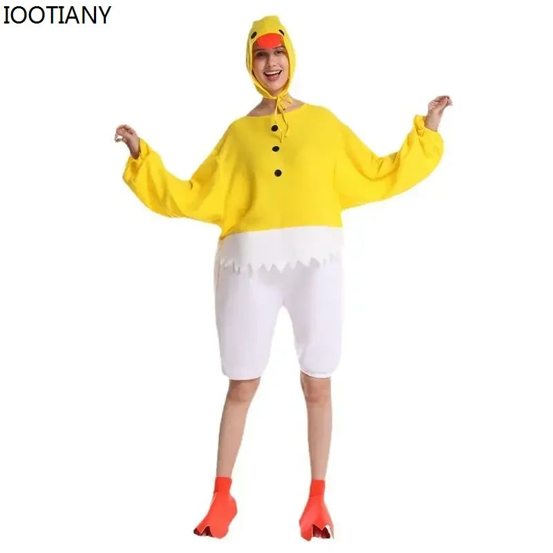 Déguisement Poulet Rigolo Adulte – Combinaison – vue 3
