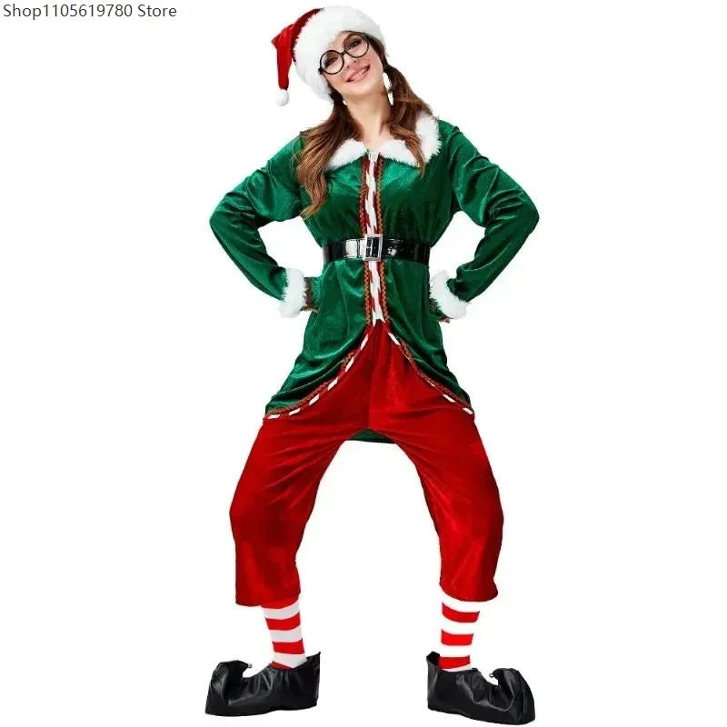 Combinaison de Lutin en Velours Famille – vue 5