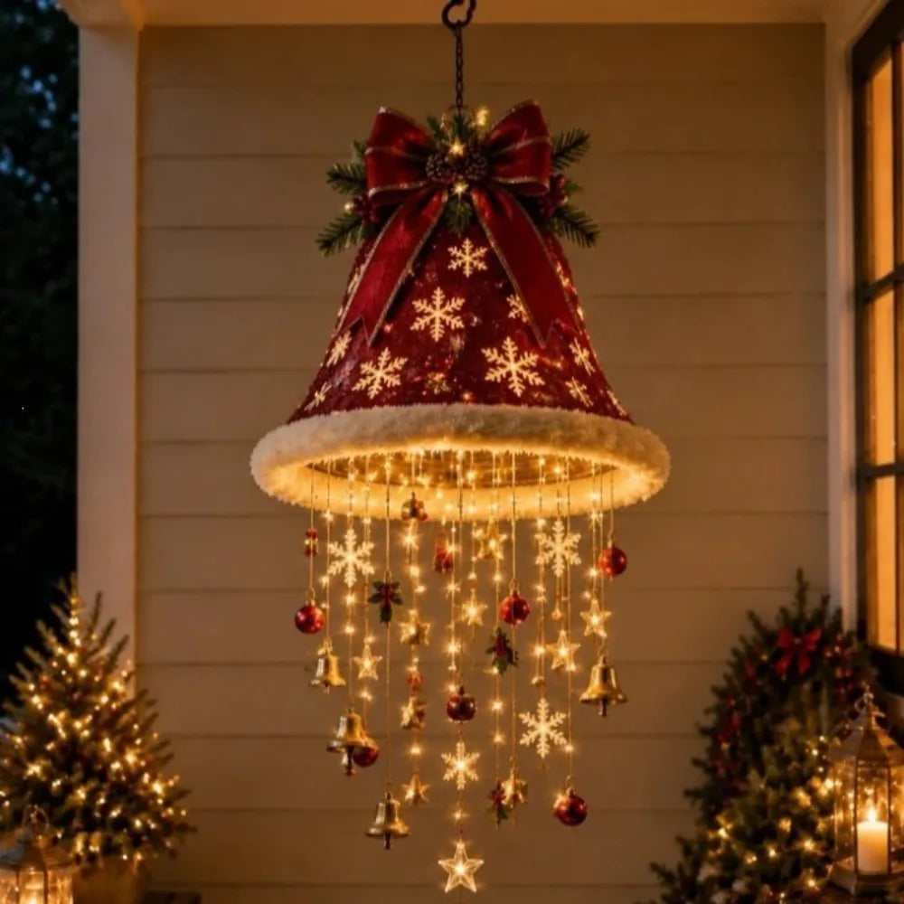 Guirlande Lumineuse Bonnets de Père Noël LED – Décoration Sapin – vue 6