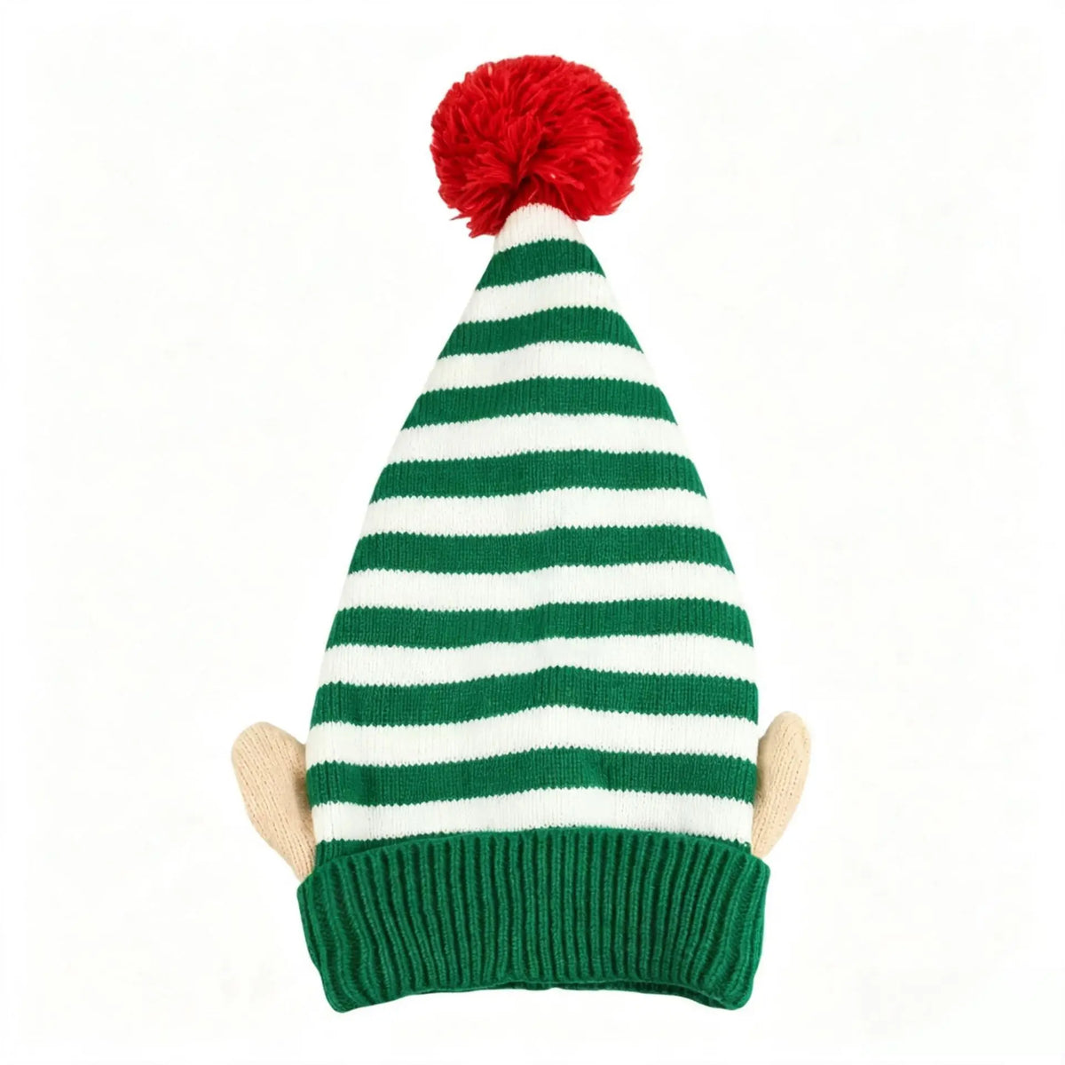 Bonnet de Lutin Tricoté Rayé – 3 Coloris – vue 7