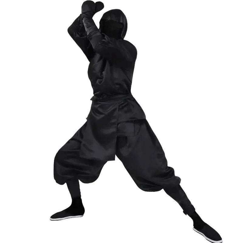 Déguisement Ninja Noir et Blanc Homme – vue 5