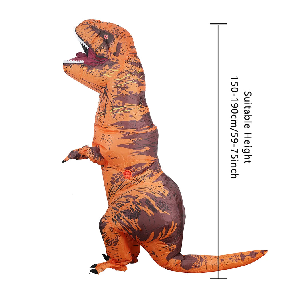 Déguisement Gonflable T-Rex à Chevaucher Adulte – vue 6