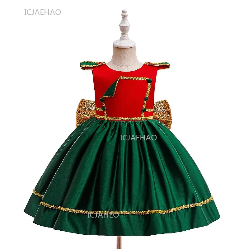 Robe de Fête de Noël Fille – Tenue de Lutin