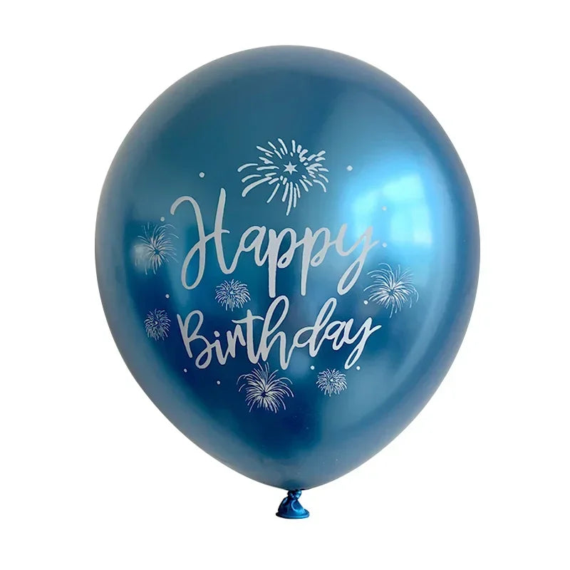 Lot de 15 Ballons Latex Or, Argent et Confettis – vue 26