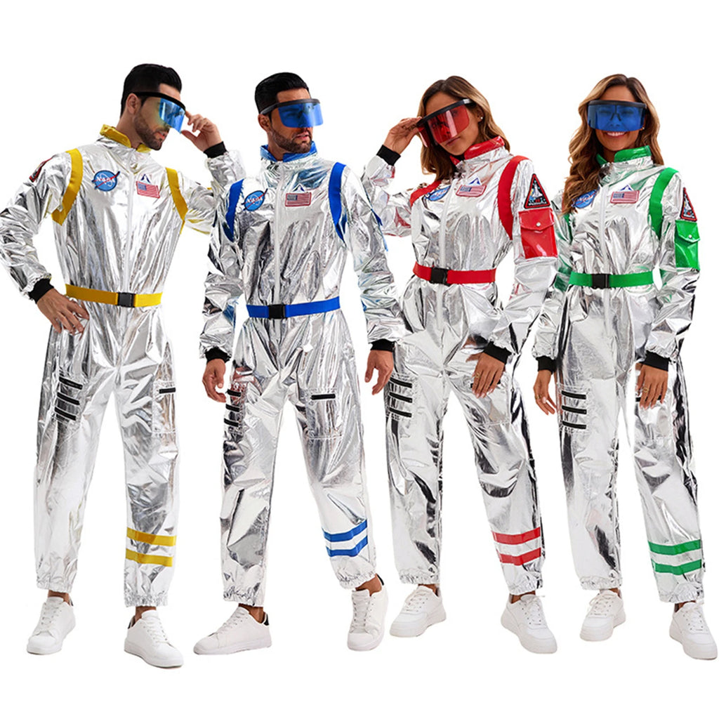 Déguisement Astronaute Adulte — Combinaison Argentée et Lunettes