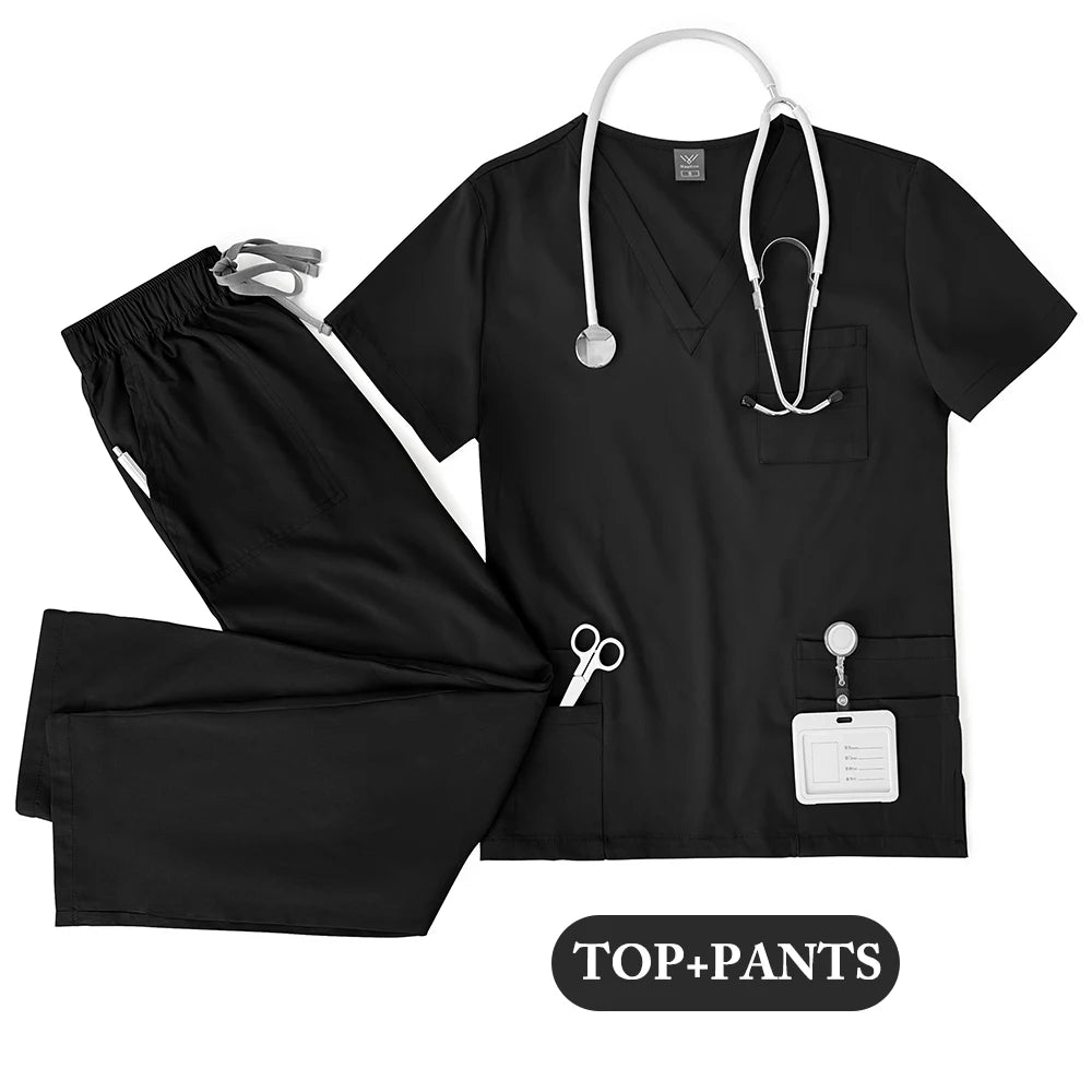 Tenue Médicale Unisexe — Ensemble Blouse et Pantalon – vue 12