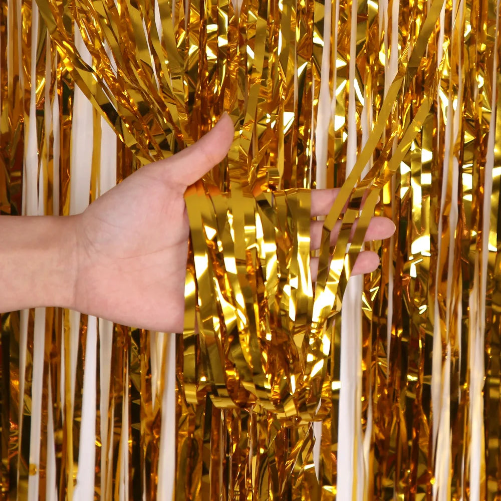 Rideau à franges pailletes pour fête – vue 22